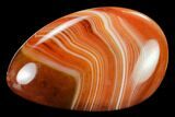 Polished, Banded Carnelian Agate - Madagascar #145942-1